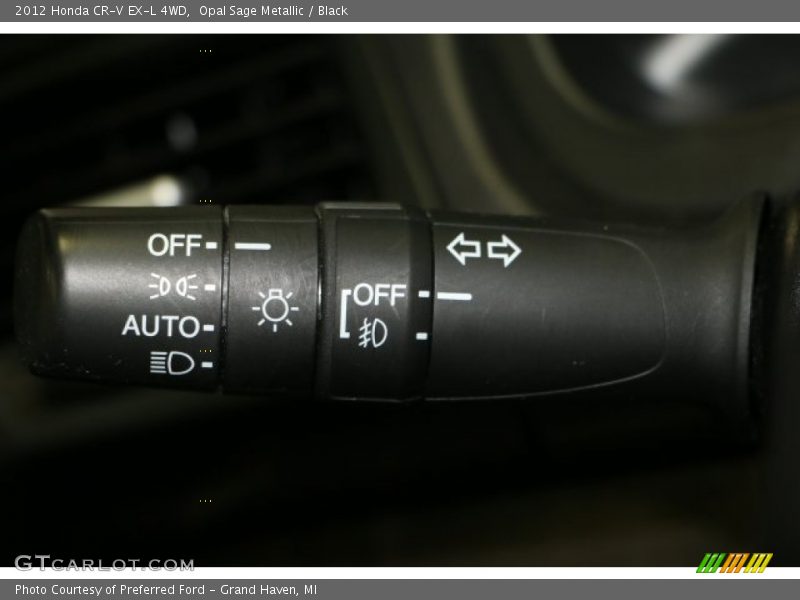 Opal Sage Metallic / Black 2012 Honda CR-V EX-L 4WD