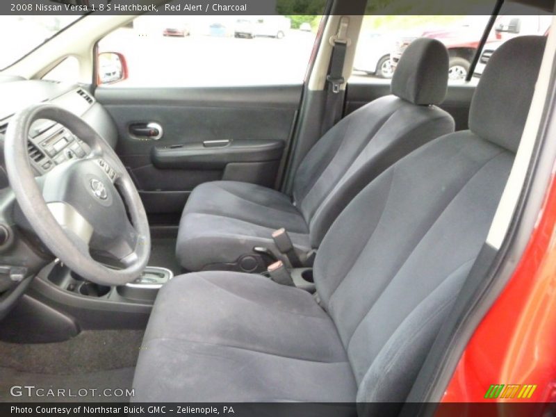 Red Alert / Charcoal 2008 Nissan Versa 1.8 S Hatchback