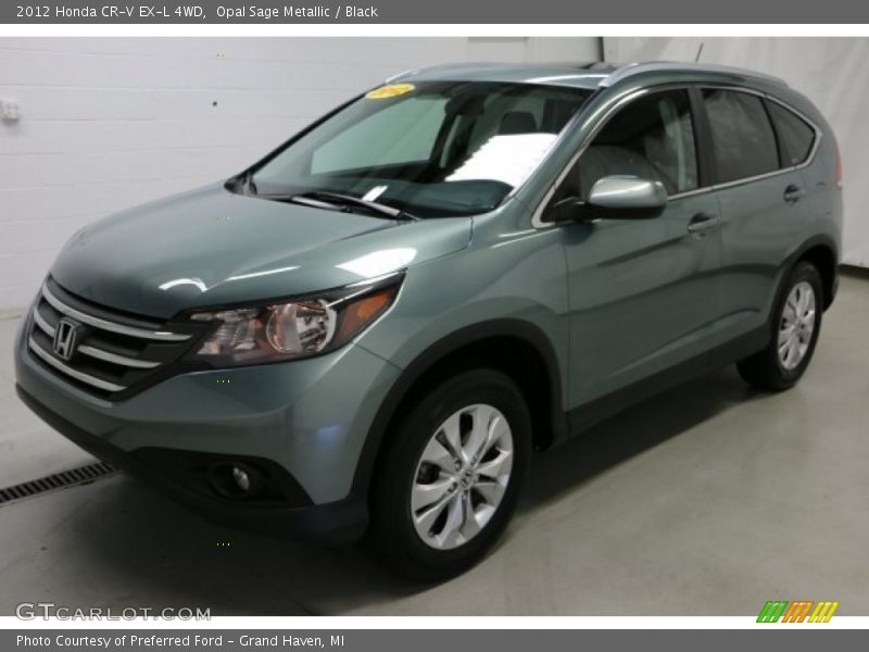 Opal Sage Metallic / Black 2012 Honda CR-V EX-L 4WD