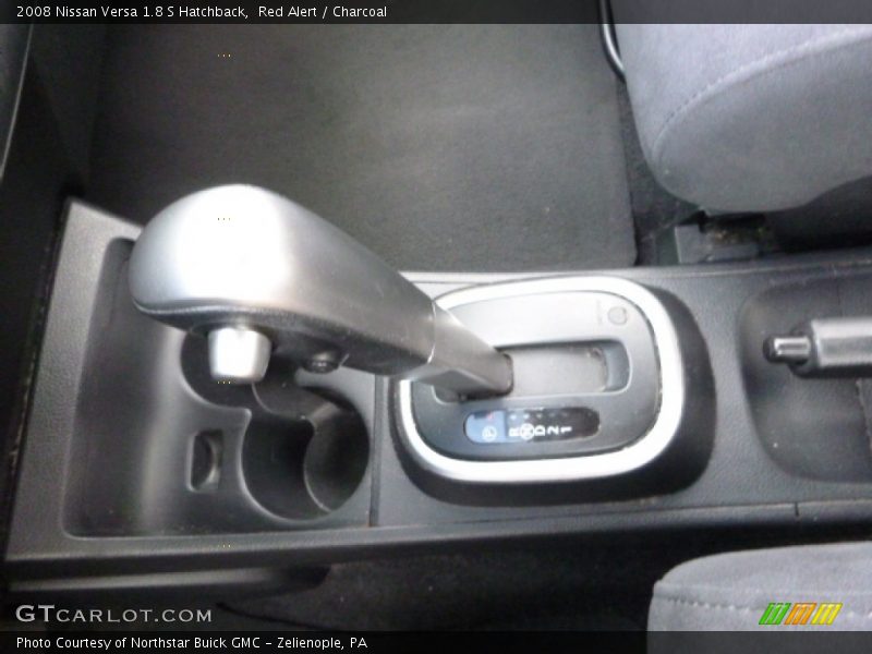 Red Alert / Charcoal 2008 Nissan Versa 1.8 S Hatchback