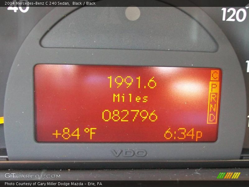 Black / Black 2004 Mercedes-Benz C 240 Sedan