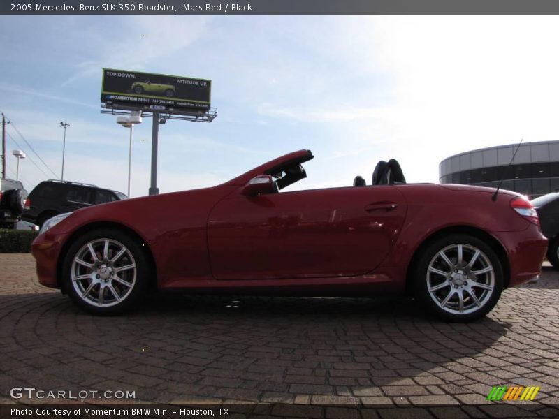 Mars Red / Black 2005 Mercedes-Benz SLK 350 Roadster