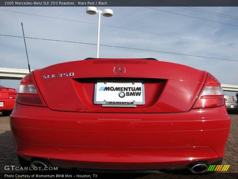 Mars Red / Black 2005 Mercedes-Benz SLK 350 Roadster