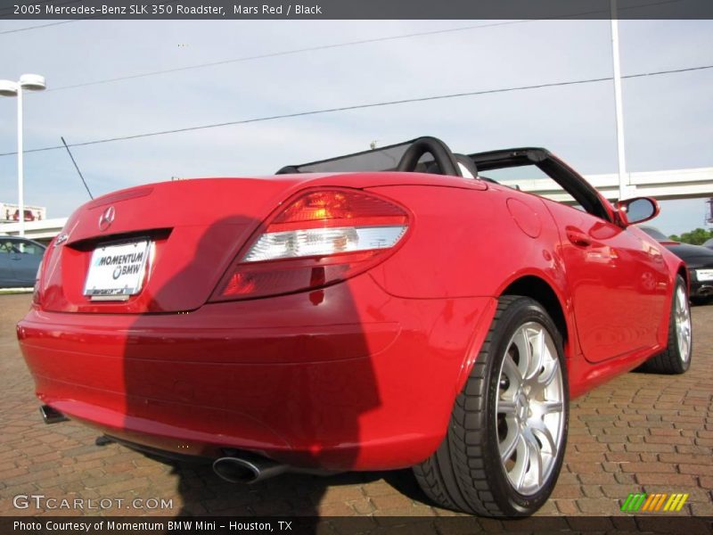 Mars Red / Black 2005 Mercedes-Benz SLK 350 Roadster