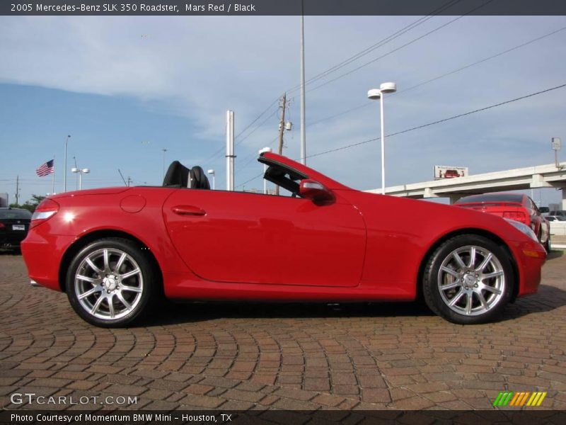 Mars Red / Black 2005 Mercedes-Benz SLK 350 Roadster