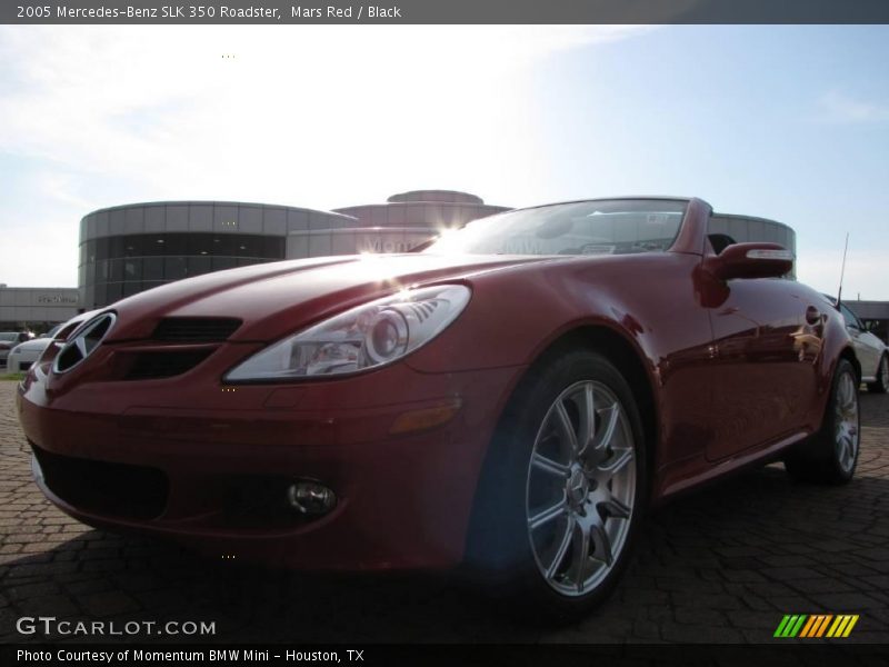 Mars Red / Black 2005 Mercedes-Benz SLK 350 Roadster