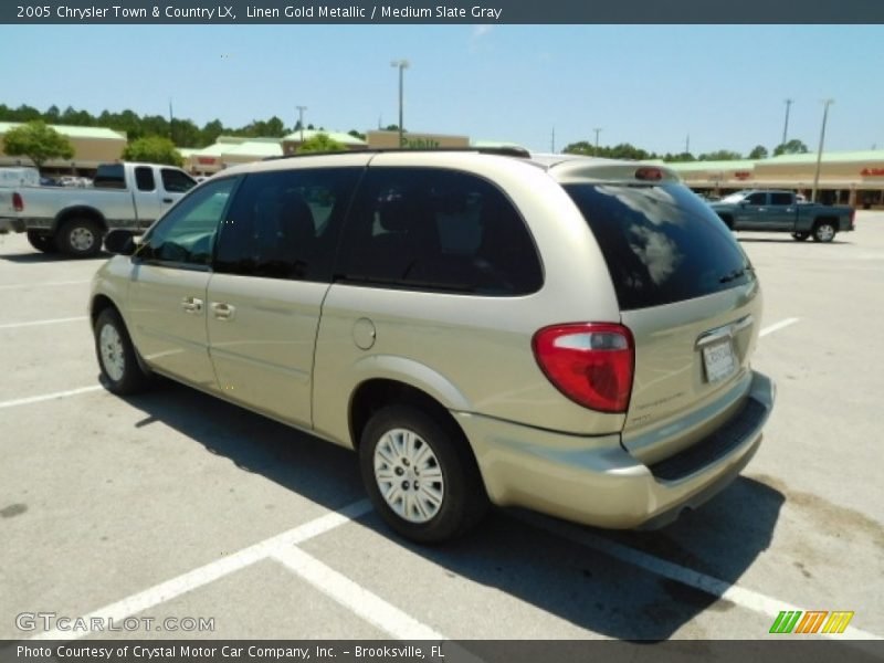 Linen Gold Metallic / Medium Slate Gray 2005 Chrysler Town & Country LX