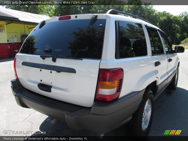 Stone White / Dark Slate Gray 2003 Jeep Grand Cherokee Laredo