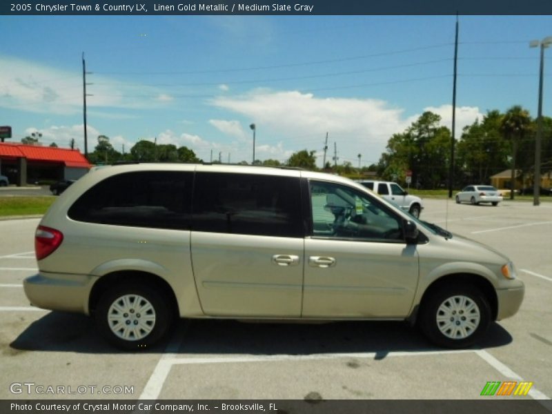 Linen Gold Metallic / Medium Slate Gray 2005 Chrysler Town & Country LX