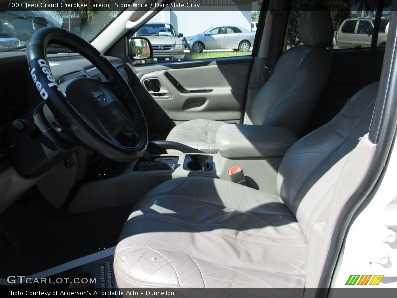 Stone White / Dark Slate Gray 2003 Jeep Grand Cherokee Laredo