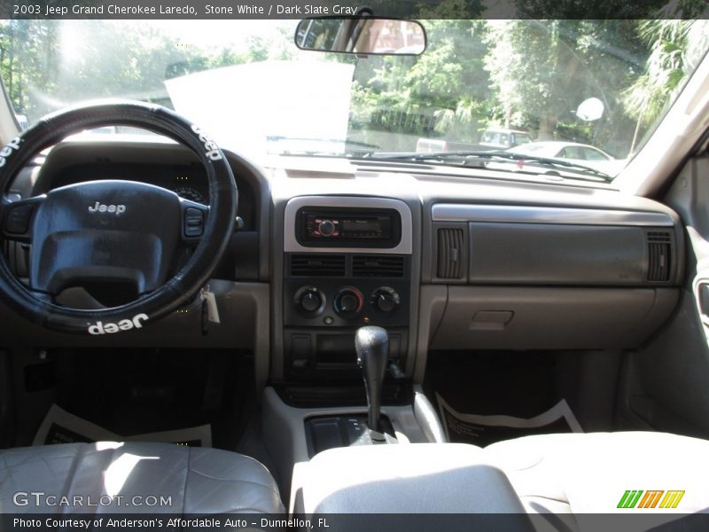 Stone White / Dark Slate Gray 2003 Jeep Grand Cherokee Laredo