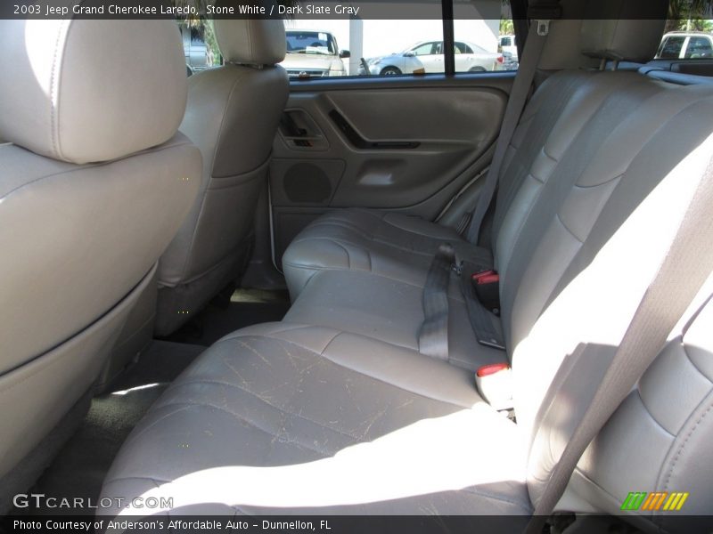 Stone White / Dark Slate Gray 2003 Jeep Grand Cherokee Laredo