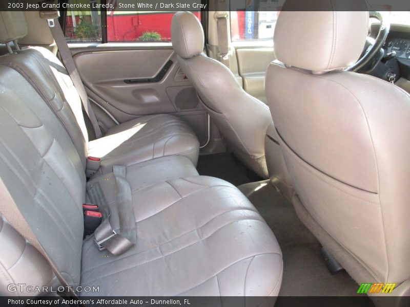 Stone White / Dark Slate Gray 2003 Jeep Grand Cherokee Laredo