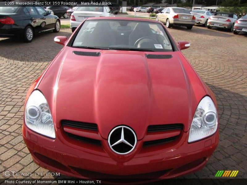 Mars Red / Black 2005 Mercedes-Benz SLK 350 Roadster