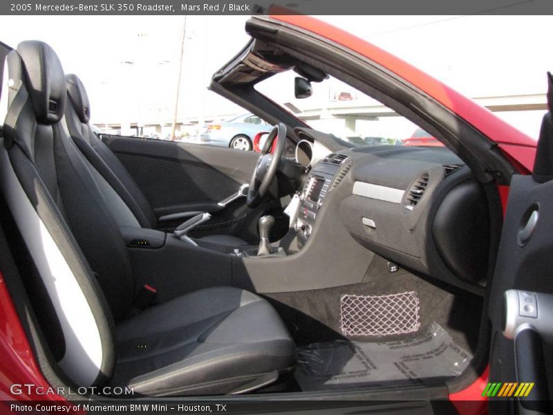Mars Red / Black 2005 Mercedes-Benz SLK 350 Roadster