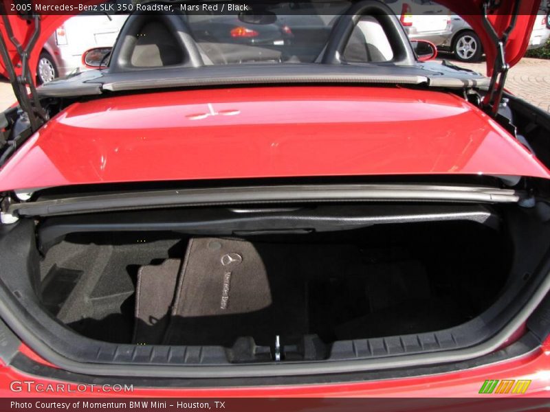 Mars Red / Black 2005 Mercedes-Benz SLK 350 Roadster