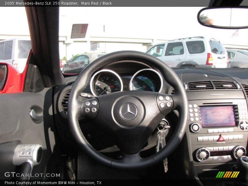 Mars Red / Black 2005 Mercedes-Benz SLK 350 Roadster
