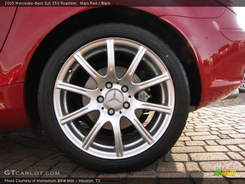 Mars Red / Black 2005 Mercedes-Benz SLK 350 Roadster