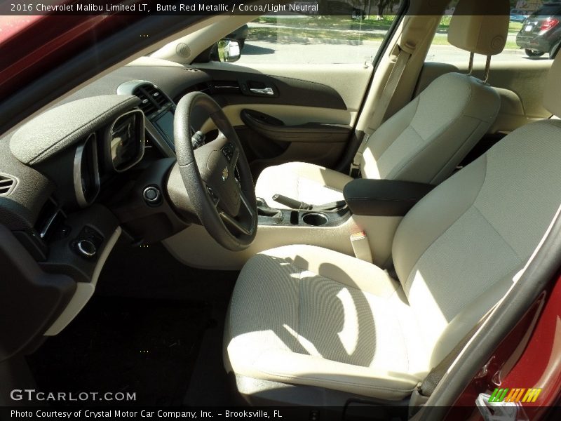 Butte Red Metallic / Cocoa/Light Neutral 2016 Chevrolet Malibu Limited LT