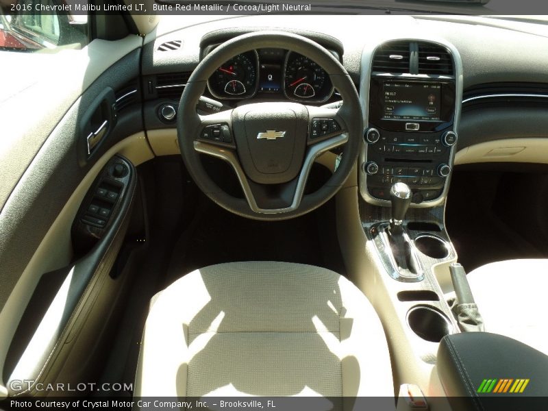 Butte Red Metallic / Cocoa/Light Neutral 2016 Chevrolet Malibu Limited LT