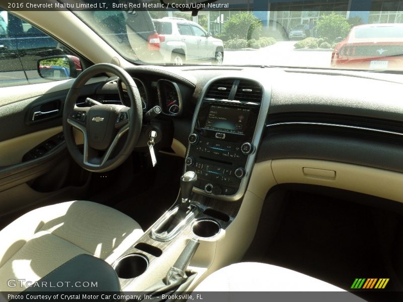 Butte Red Metallic / Cocoa/Light Neutral 2016 Chevrolet Malibu Limited LT