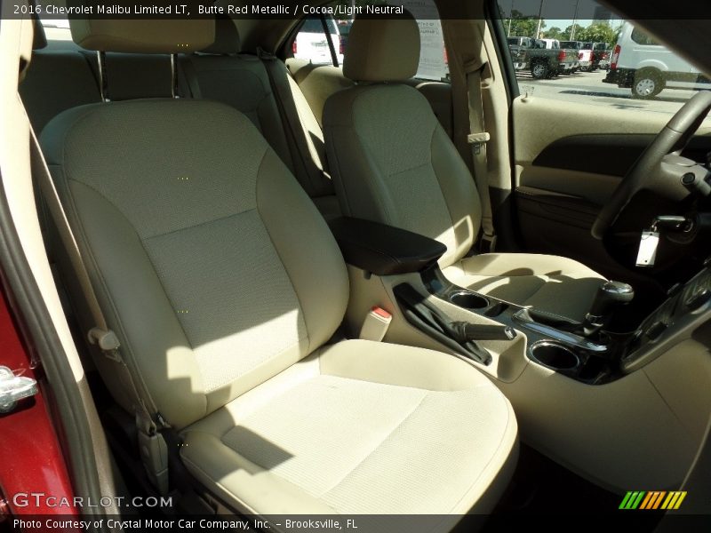 Butte Red Metallic / Cocoa/Light Neutral 2016 Chevrolet Malibu Limited LT