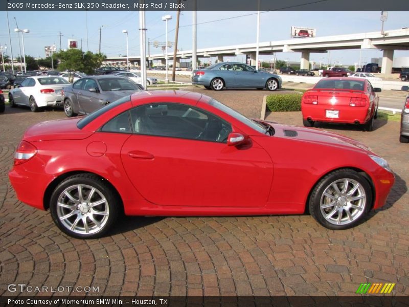Mars Red / Black 2005 Mercedes-Benz SLK 350 Roadster