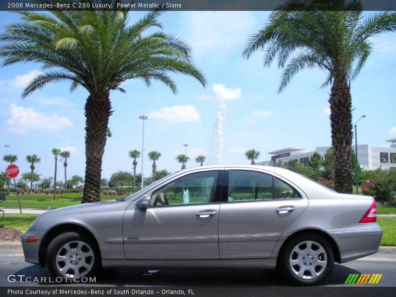 Pewter Metallic / Stone 2006 Mercedes-Benz C 280 Luxury