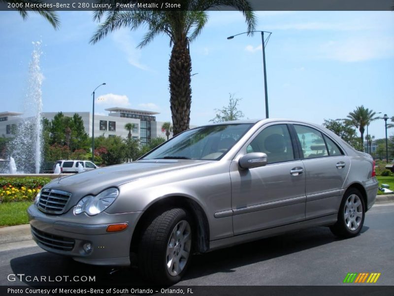Pewter Metallic / Stone 2006 Mercedes-Benz C 280 Luxury