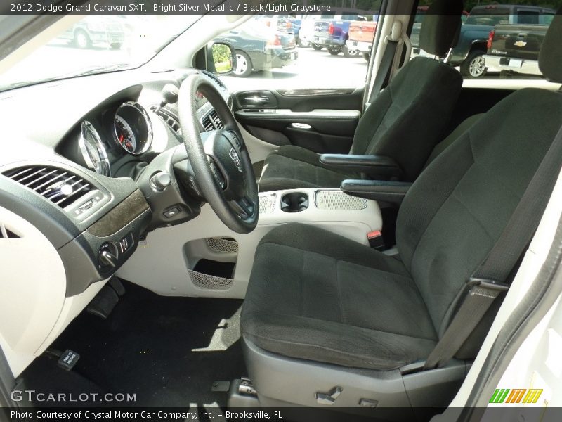 Bright Silver Metallic / Black/Light Graystone 2012 Dodge Grand Caravan SXT