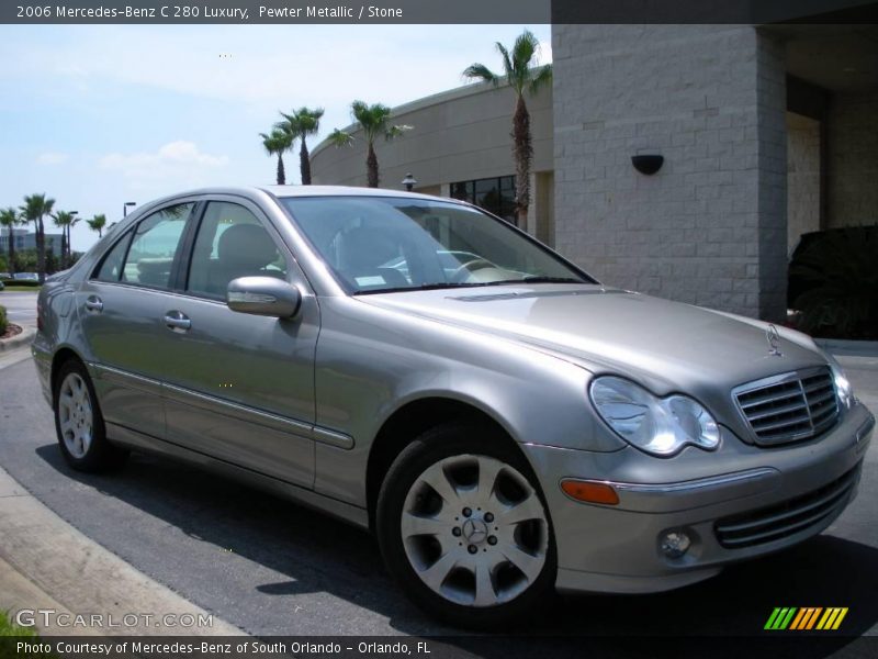 Pewter Metallic / Stone 2006 Mercedes-Benz C 280 Luxury