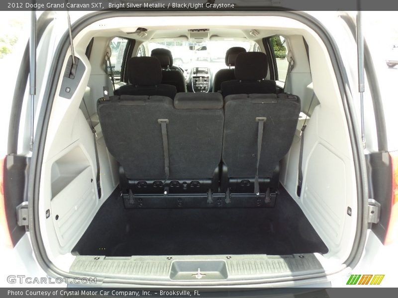 Bright Silver Metallic / Black/Light Graystone 2012 Dodge Grand Caravan SXT