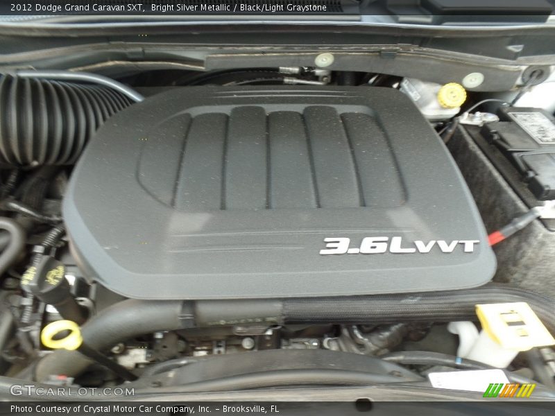 Bright Silver Metallic / Black/Light Graystone 2012 Dodge Grand Caravan SXT