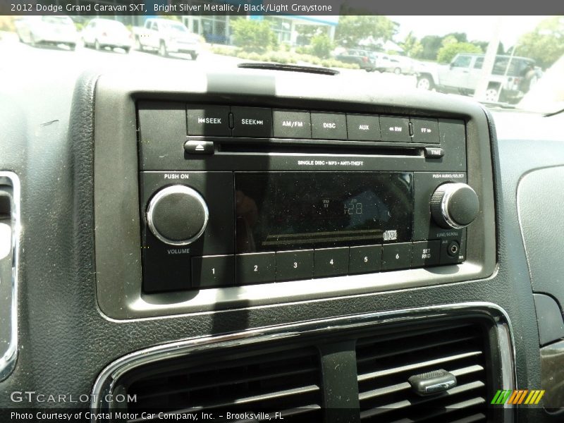 Bright Silver Metallic / Black/Light Graystone 2012 Dodge Grand Caravan SXT