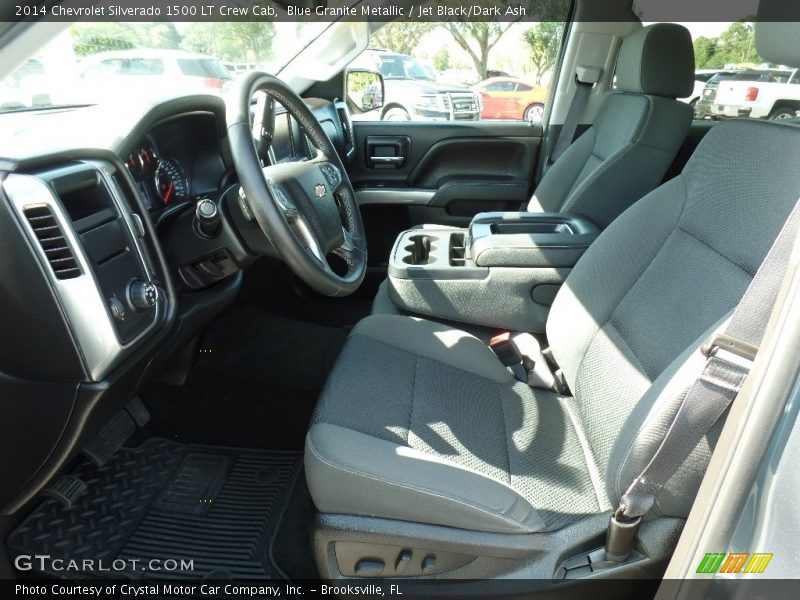 Blue Granite Metallic / Jet Black/Dark Ash 2014 Chevrolet Silverado 1500 LT Crew Cab
