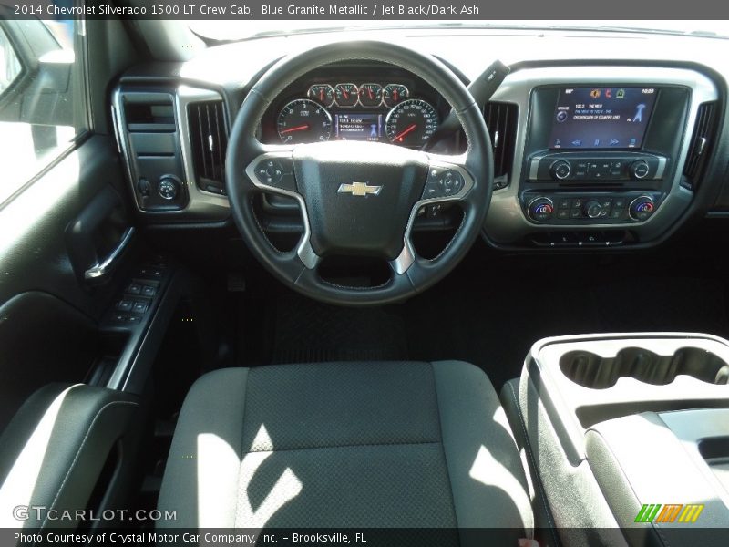 Blue Granite Metallic / Jet Black/Dark Ash 2014 Chevrolet Silverado 1500 LT Crew Cab
