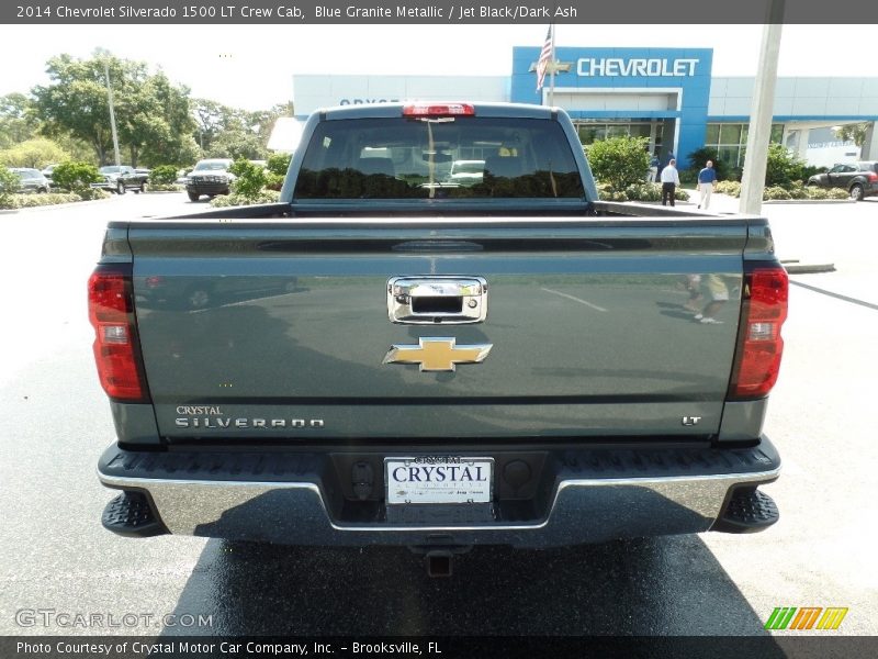 Blue Granite Metallic / Jet Black/Dark Ash 2014 Chevrolet Silverado 1500 LT Crew Cab
