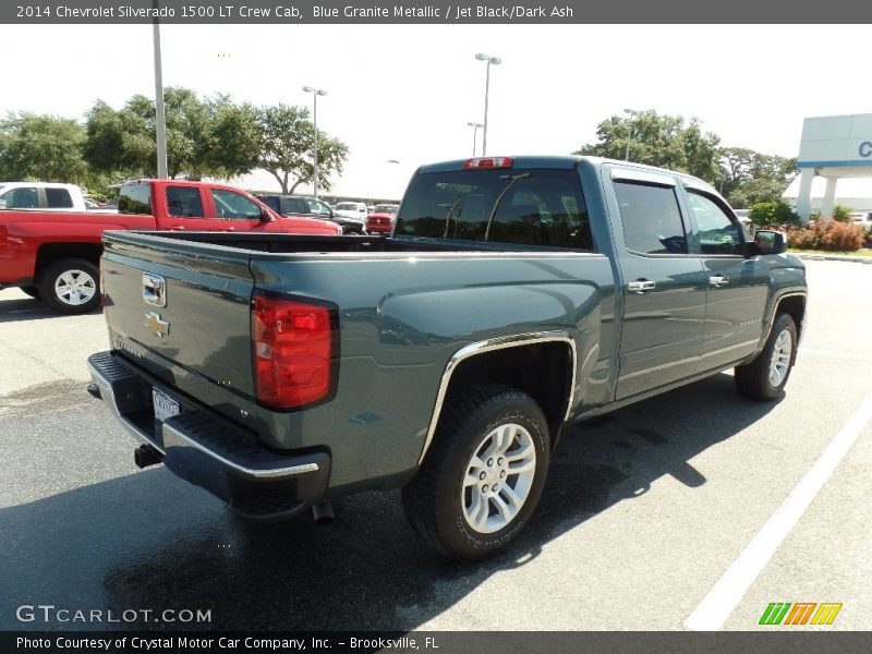 Blue Granite Metallic / Jet Black/Dark Ash 2014 Chevrolet Silverado 1500 LT Crew Cab