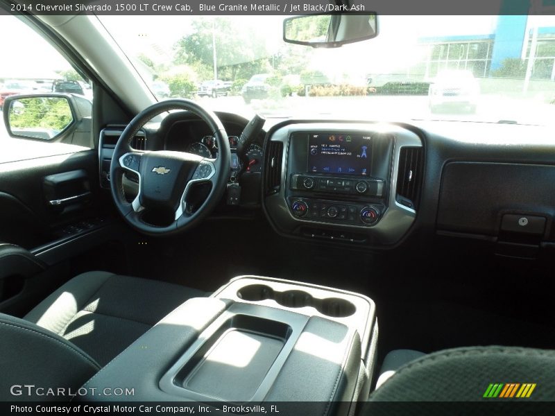 Blue Granite Metallic / Jet Black/Dark Ash 2014 Chevrolet Silverado 1500 LT Crew Cab