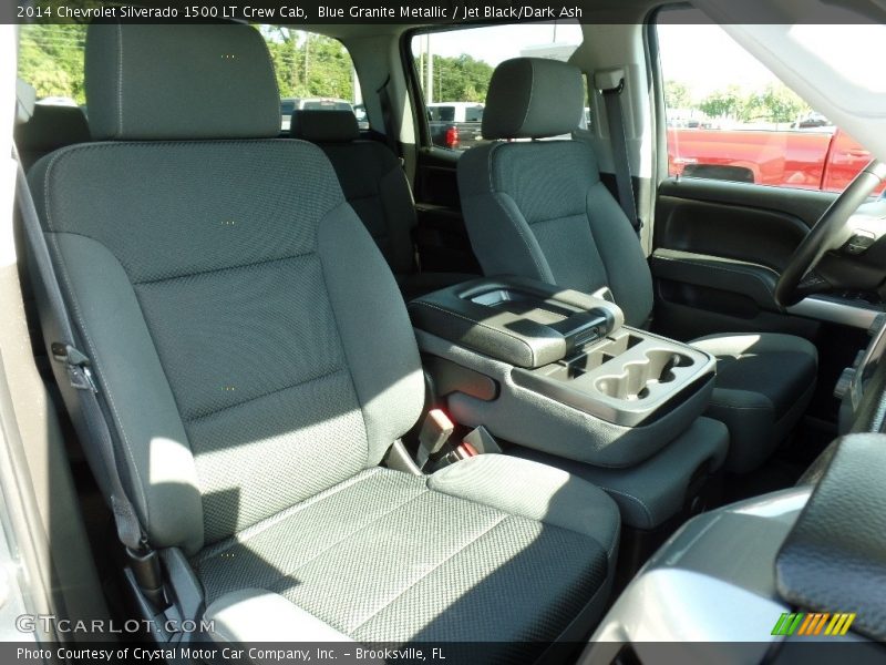 Blue Granite Metallic / Jet Black/Dark Ash 2014 Chevrolet Silverado 1500 LT Crew Cab
