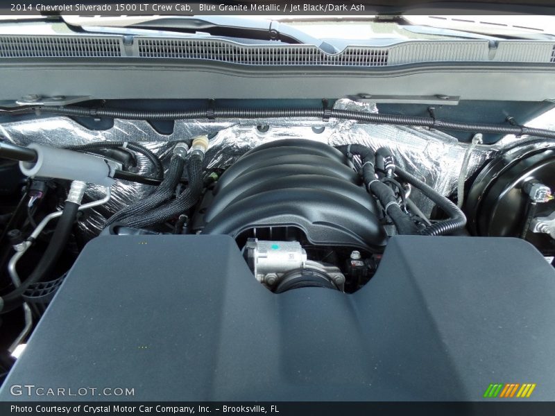 Blue Granite Metallic / Jet Black/Dark Ash 2014 Chevrolet Silverado 1500 LT Crew Cab
