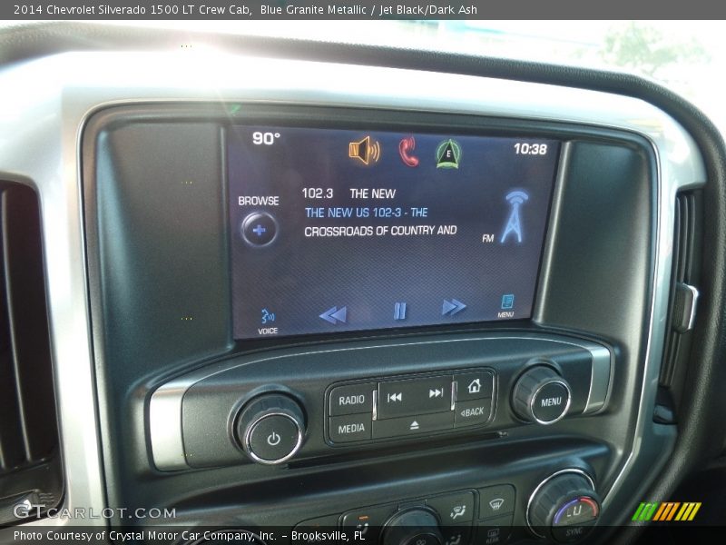 Blue Granite Metallic / Jet Black/Dark Ash 2014 Chevrolet Silverado 1500 LT Crew Cab