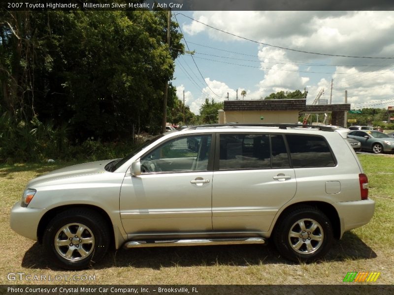 Millenium Silver Metallic / Ash Gray 2007 Toyota Highlander
