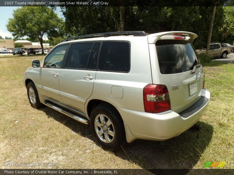 Millenium Silver Metallic / Ash Gray 2007 Toyota Highlander