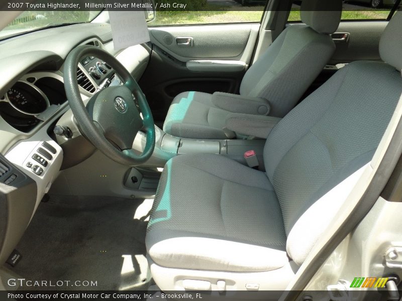 Millenium Silver Metallic / Ash Gray 2007 Toyota Highlander