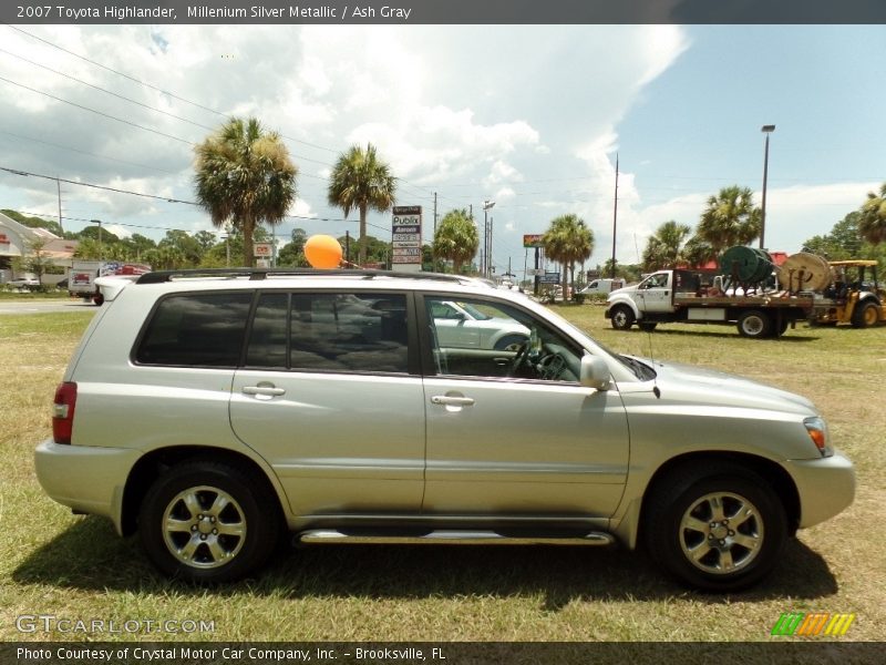 Millenium Silver Metallic / Ash Gray 2007 Toyota Highlander