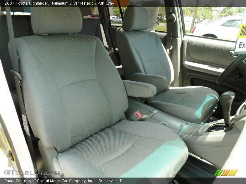 Millenium Silver Metallic / Ash Gray 2007 Toyota Highlander