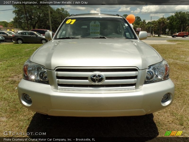 Millenium Silver Metallic / Ash Gray 2007 Toyota Highlander