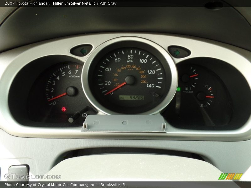 Millenium Silver Metallic / Ash Gray 2007 Toyota Highlander