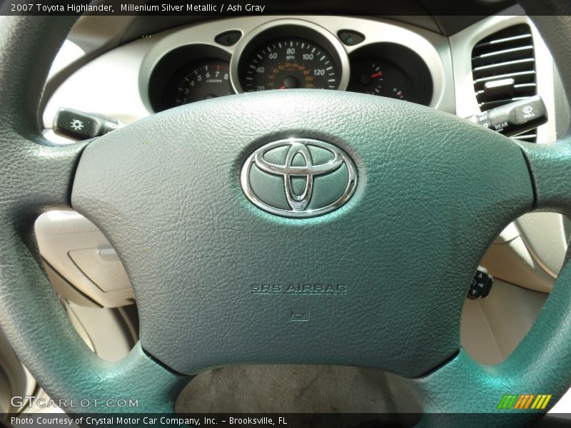 Millenium Silver Metallic / Ash Gray 2007 Toyota Highlander